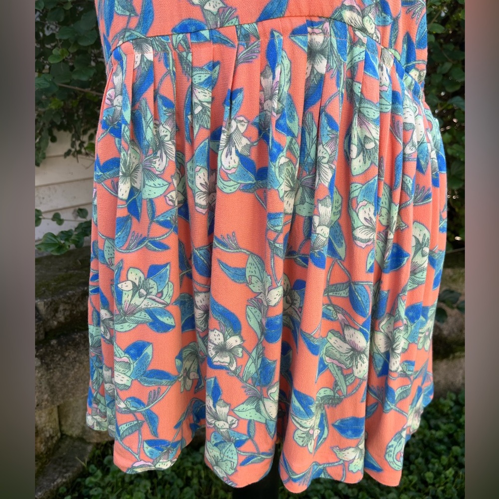 Free People Dear You Mini Sun Dress Floral Boho Backless Size XS - Picture 6 of 13